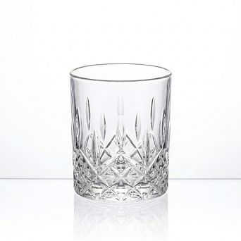 Old Fashioned Whiskey Glasses Set of 4, 10 oz Rocks Glasses with Luxury Box