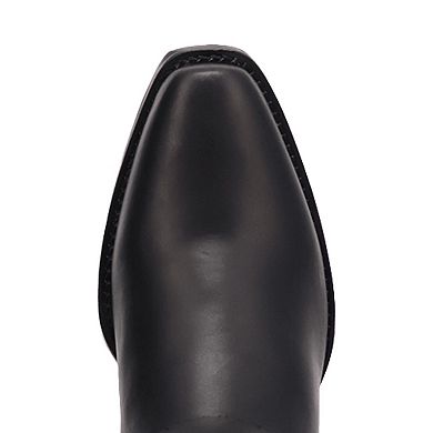 Dingo Patriot Men's Leather Knee-High Boots With Star Detail