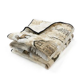 Your Lifestyle by Donna Sharp Antique Winter Quilted Throw Blanket