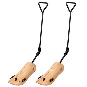Adjustable Wooden Boot Stretcher Shoe Width Expander for Men’s Boots (1 Pair)