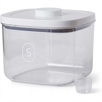 10 Lb Rice and Cereal Storage Container with Measuring Cup Kitchen Pantry Bin