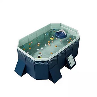 1.8m Non-Inflatable PVC Folding Pool, Summer Cooling Pool