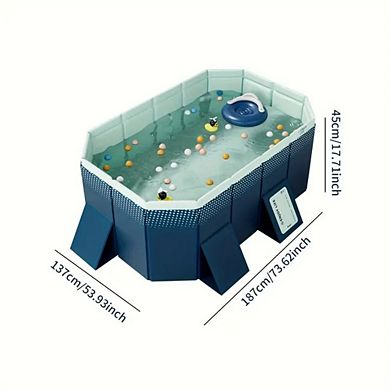 1.8m Non-Inflatable PVC Folding Pool, Summer Cooling Pool