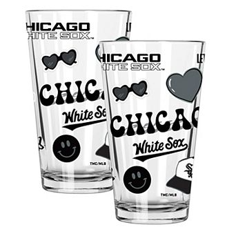 MLB Chicago White Sox 2-Pack 16-oz. Loco Pint Glass Set