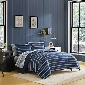 Nautica Mariners Line Comforter Set with Shams