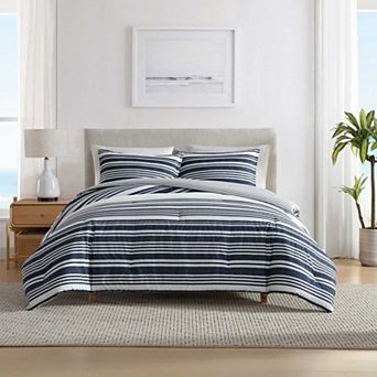 Nautica Coastline Stripe Comforter Set with Shams