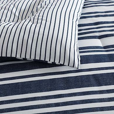 Nautica Coastline Stripe Comforter Set with Shams