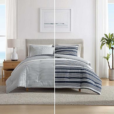 Nautica Coastline Stripe Comforter Set with Shams