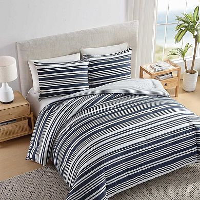 Nautica Coastline Stripe Comforter Set with Shams