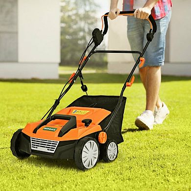15 Inch 13 Amp Electric Scarifier with Collection Bag