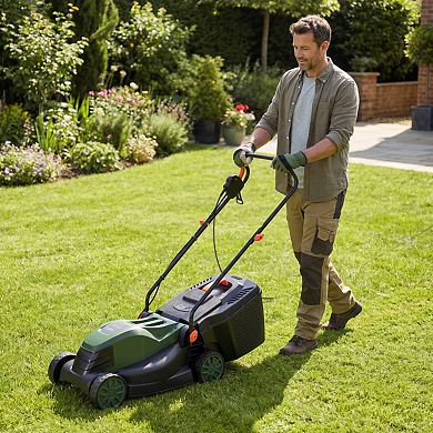 13.5" 12AMP Electric Tiller with Foldable Handle and Collection Bag