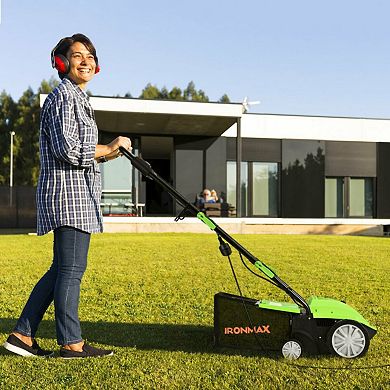 13 Inch 12 Amp Electric Scarifier with Collection Bag