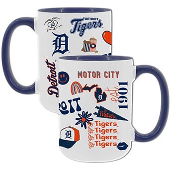 MLB Detroit Tigers 2-Pack 15-oz. Icons Mug Set