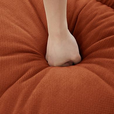 2 Seater Modular Sofa, Chenille Fabric with Pleated Design, Ergonomic Comfort for Apartment, Living