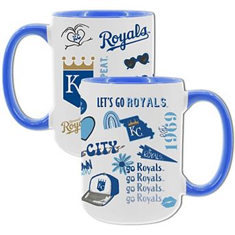 MLB Kansas City Royals 2-Pack 15-oz. Icons Mug Set