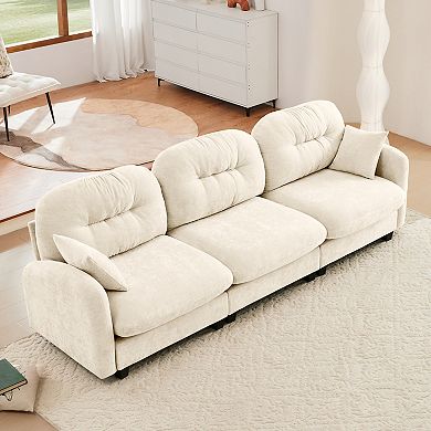 Three-Seater Modular Sectional Couch,Soft Chenille Fabric,Ergonomic Design,for Bedrooms Living Rooms