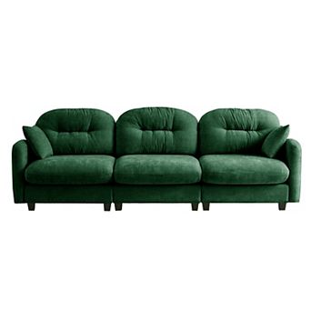 Three-Seater Modular Sectional Couch,Soft Chenille Fabric,Ergonomic Design,for Bedrooms Living Rooms