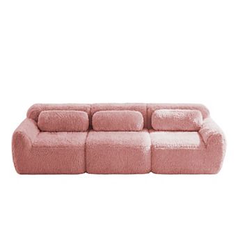 114 Inch Modular Sectional Sofa,Ergonomic, Non-Slip Base for Study Home, No Assembly Required