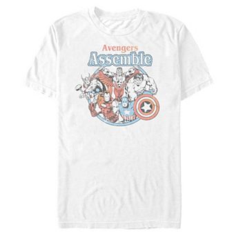 Big & Tall Marvel Avengers Assemble Graphic Tee