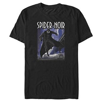 Big & Tall Marvel Spider-Noir City Poster Graphic Tee