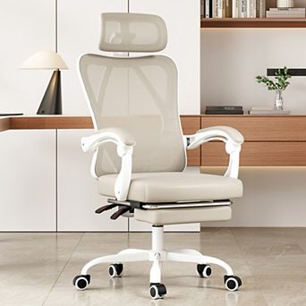 Ergonomic Office Chair with Adjustable Lumbar Support & Mesh Back, Computer Chair for Office, Study