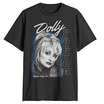Big & Tall Dolly Parton Guitar Portrait Graphic Tee