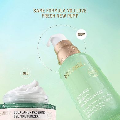 Probiotic Gel Lightweight Non-Comedogenic Moisturizer with Glycerin + Squalane