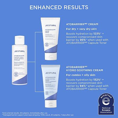 ATOBARRIER365 Hydrating and Lightweight Capsule Toner for Sensitive Skin