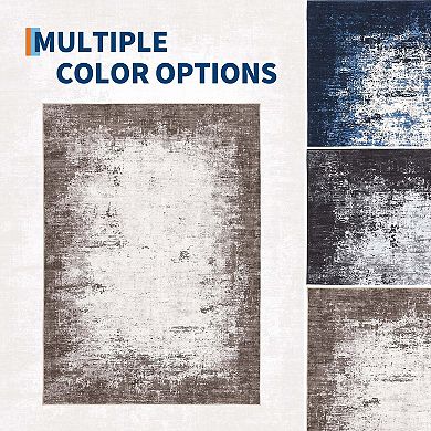 Modern Abstract Area Rugss for Living Room Washable Non Slip Area Rugs