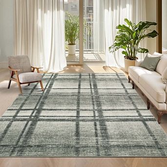 Geometric Area Rugs Modern Accent Area Rugss Soft Washable Area Rugss Non Slip