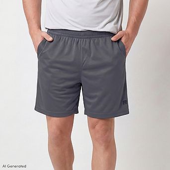 Men’s Russell Athletic 8-inch Flat Back Mesh Shorts