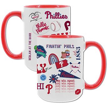 MLB Philadelphia Phillies 2-Pack 15-oz. Icons Mug Set