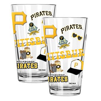 MLB Pittsburgh Pirates 2-Pack 16-oz. Loco Pint Glass Set