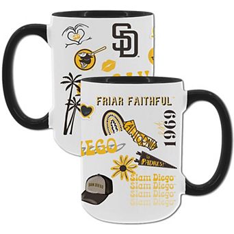 MLB San Diego Padres 2-Pack 15-oz. Icons Mug Set