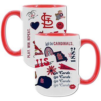 MLB St. Louis Cardinals 2-Pack 15-oz. Icons Mug Set