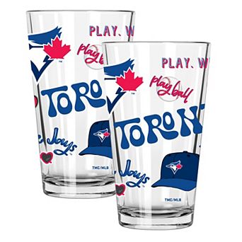 MLB Toronto Blue Jays 2-Pack 16-oz. Loco Pint Glass Set