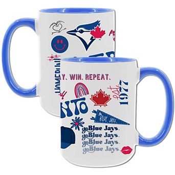 MLB Toronto Blue Jays 2-Pack 15-oz. Icons Mug Set