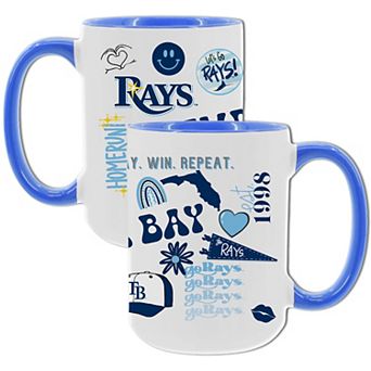 MLB Tampa Bay Rays 2-Pack 15-oz. Icons Mug Set