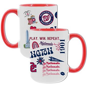 MLB Washington Nationals 2-Pack 15-oz. Icons Mug Set