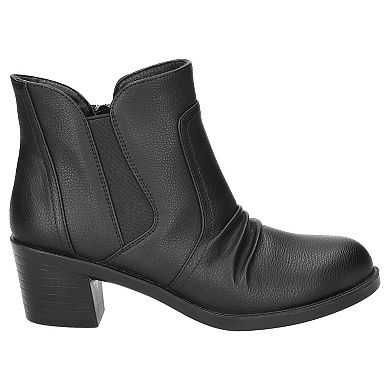 Easy Street Berwick Women's Ankle Boots with Block Heel and Zip Closure