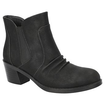 Easy Street Berwick Women's Ankle Boots with Block Heel and Zip Closure