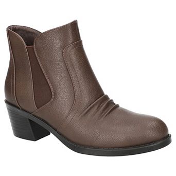 Easy Street Berwick Women's Ankle Boots with Block Heel and Zip Closure