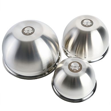 Babish 3 piece Stainless Steel Mixing Bowl Set