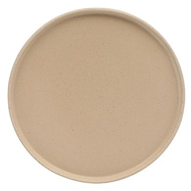 Gibson Elite Tatum Premium Porcelain Matte Reactive Glaze 16 Piece Stackable Dishes Dinnerware Set