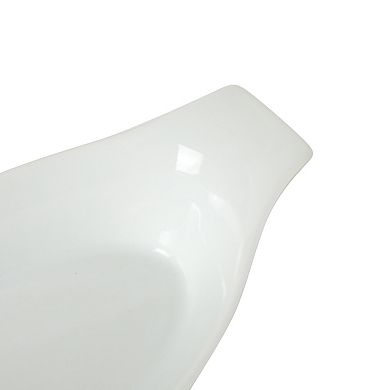 Gibson Home Gracious Dining 9 oz Oval Au Gratin Baking Dishes 4 Piece Set