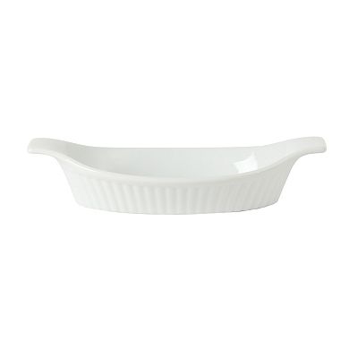 Gibson Home Gracious Dining 9 oz Oval Au Gratin Baking Dishes 4 Piece Set