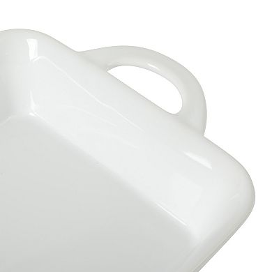 Gibson Home Gracious Dining 2.5 Quart Stoneware Baking Dish with Handles