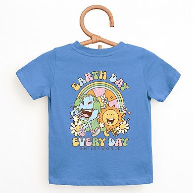 The Juniper Shop SmileyWorld Earth Day Every Day Toddler Short Sleeve Tee