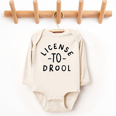 The Juniper Shop License To Drool Long Sleeve Bodysuit
