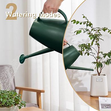 PP Resin Watering Can Long Spout Removable Nozzle Large Capacity Indoor Outdoor Plants